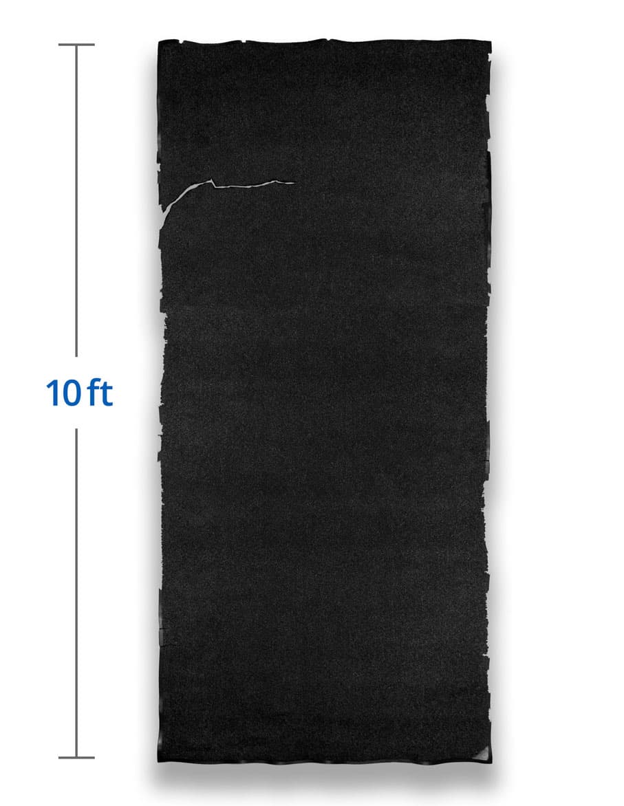 damaged mat before photo